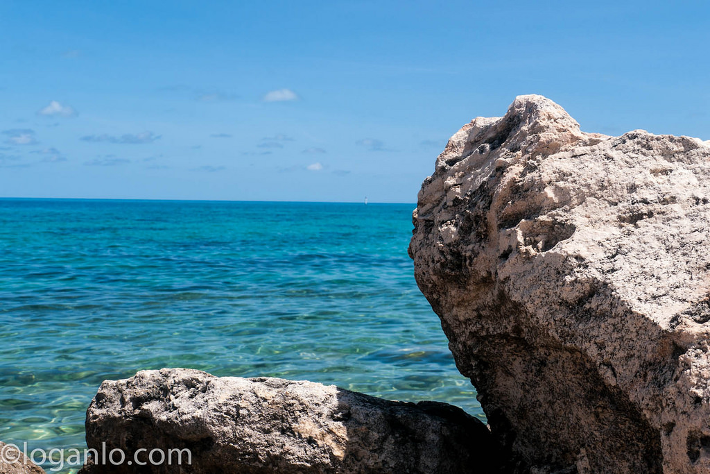 Rocks at a Bermuda beach