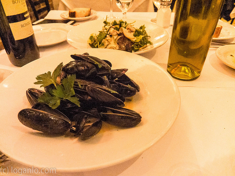 Mussels at Arte Cafe in NYC, UWS