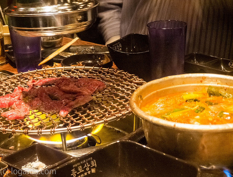 Steak at Jongro BBQ in NYC